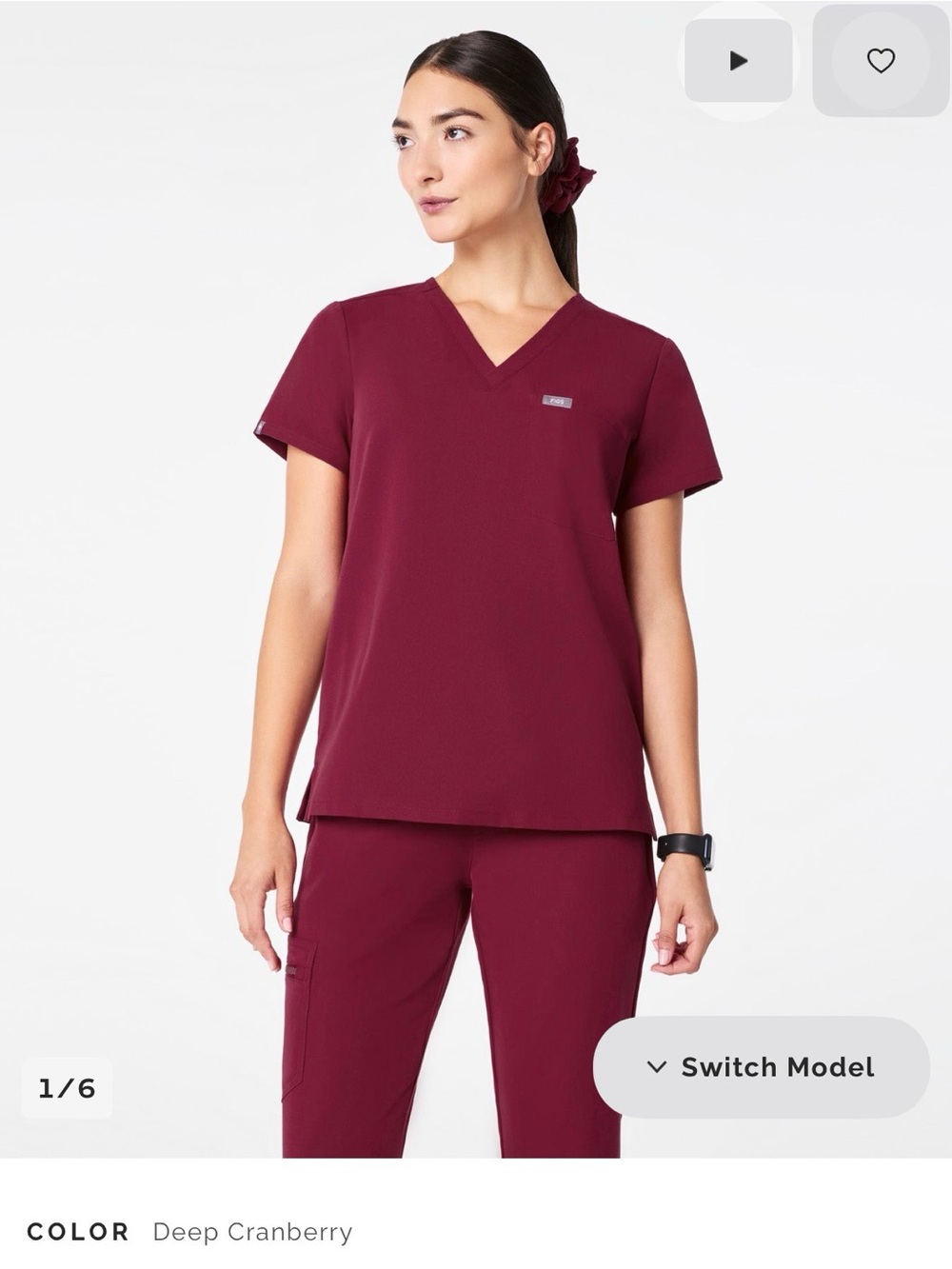FIGS Catarina scrub top